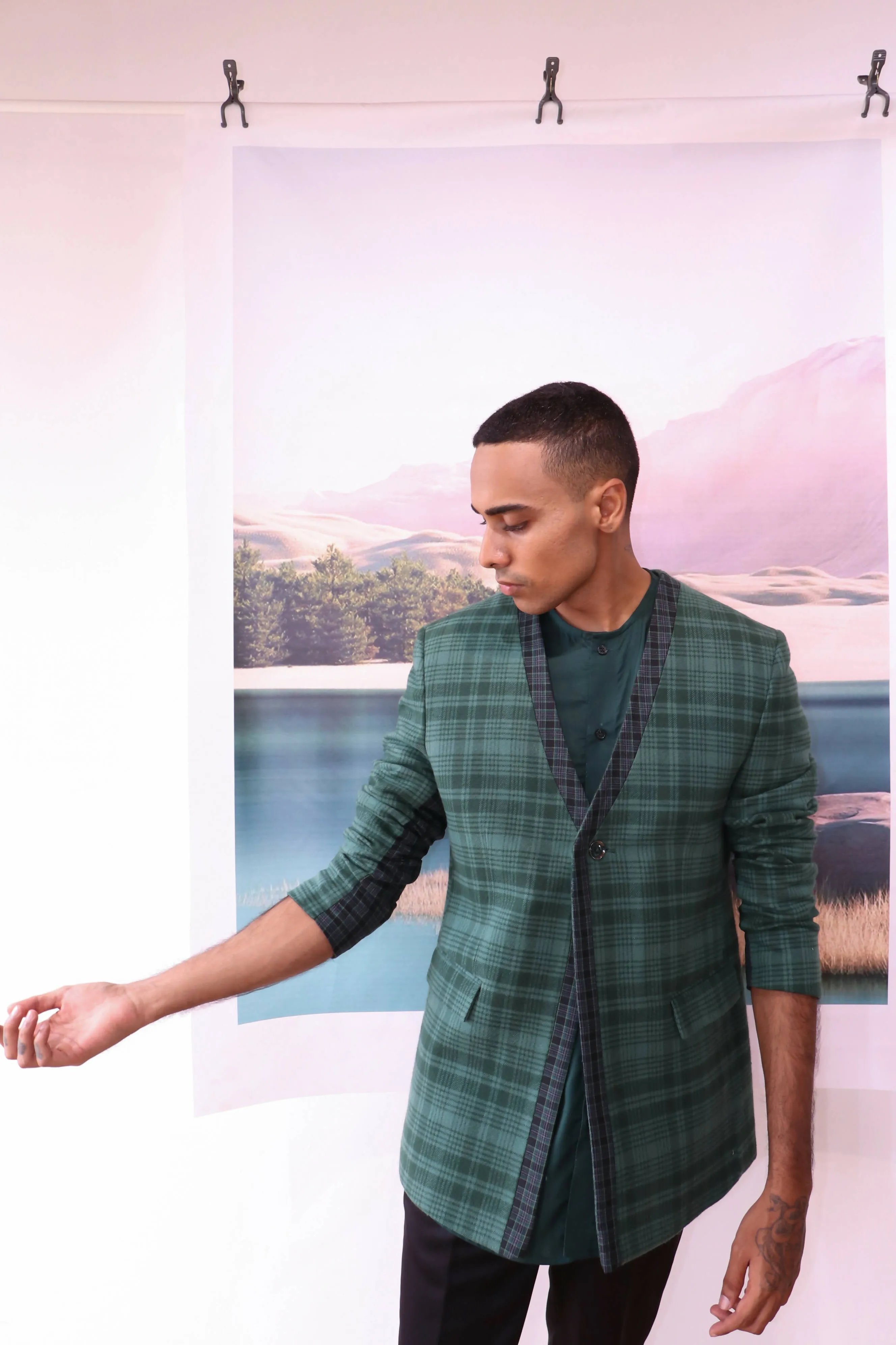 Stylised Wool Blend Blazer