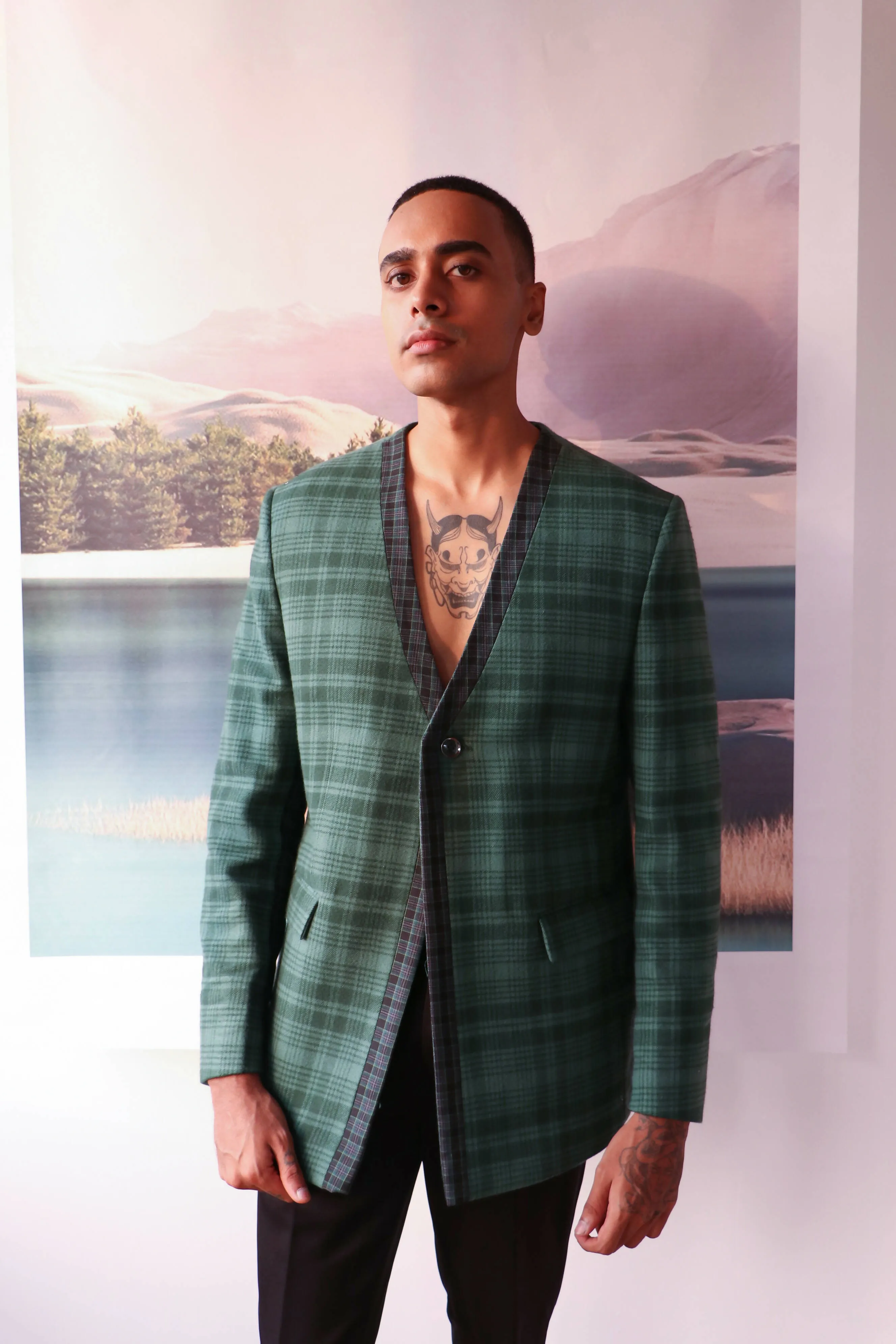 Stylised Wool Blend Blazer