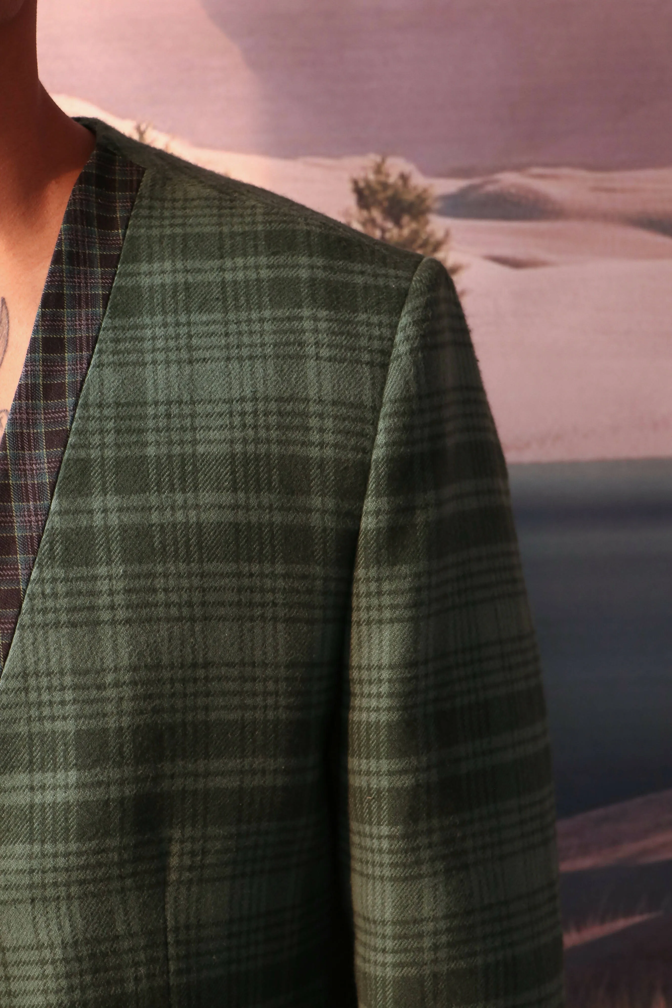 Stylised Wool Blend Blazer