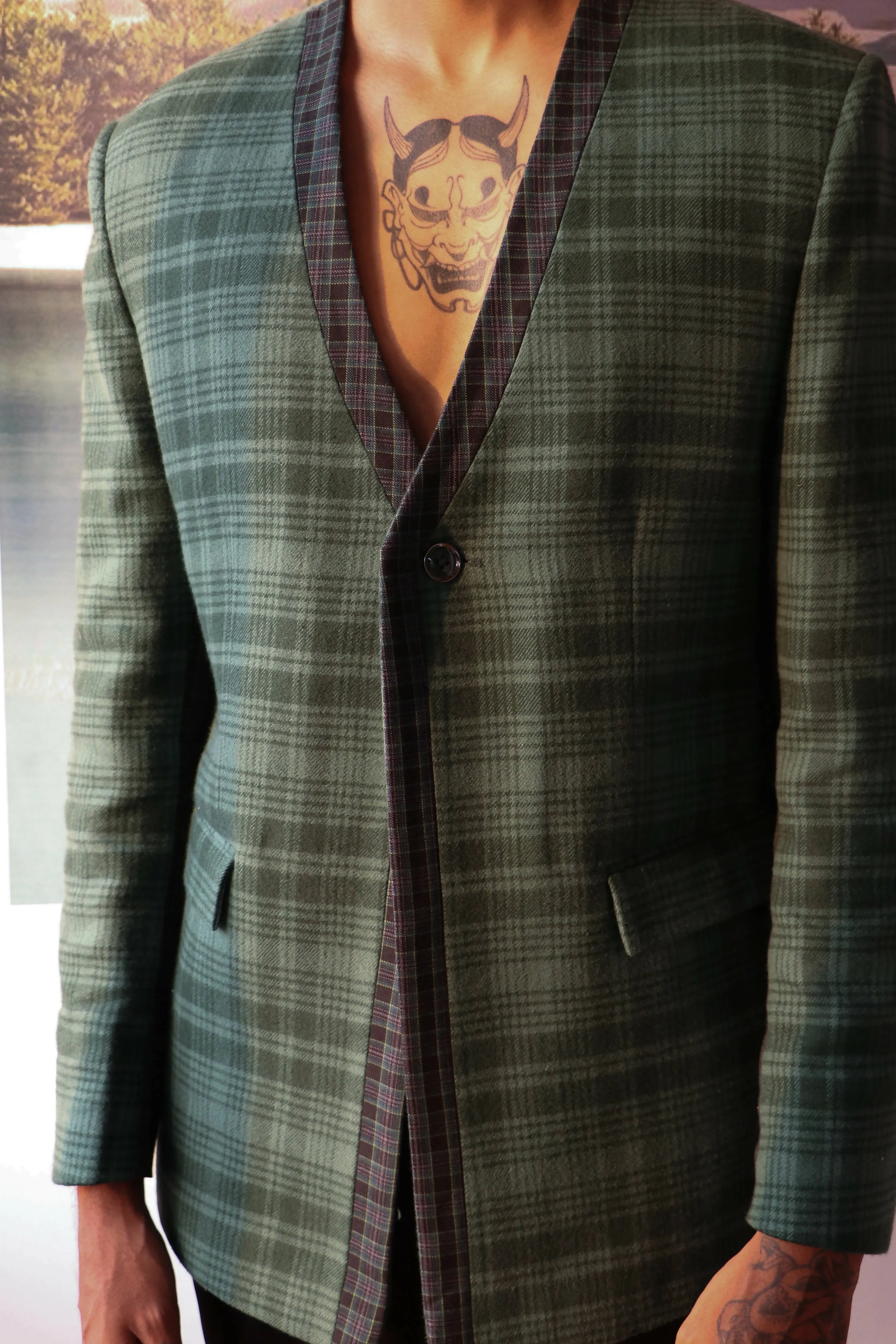 Stylised Wool Blend Blazer