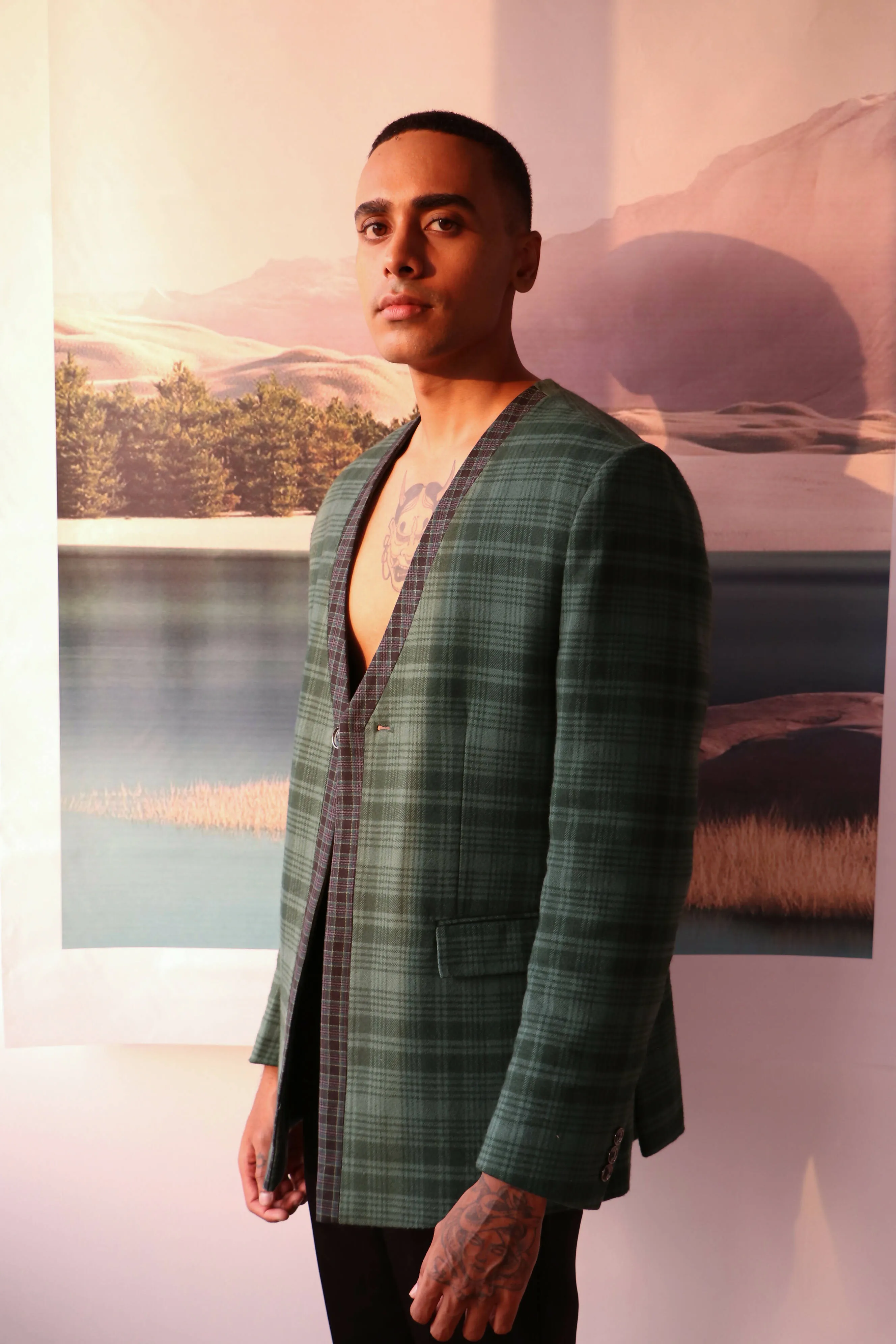 Stylised Wool Blend Blazer