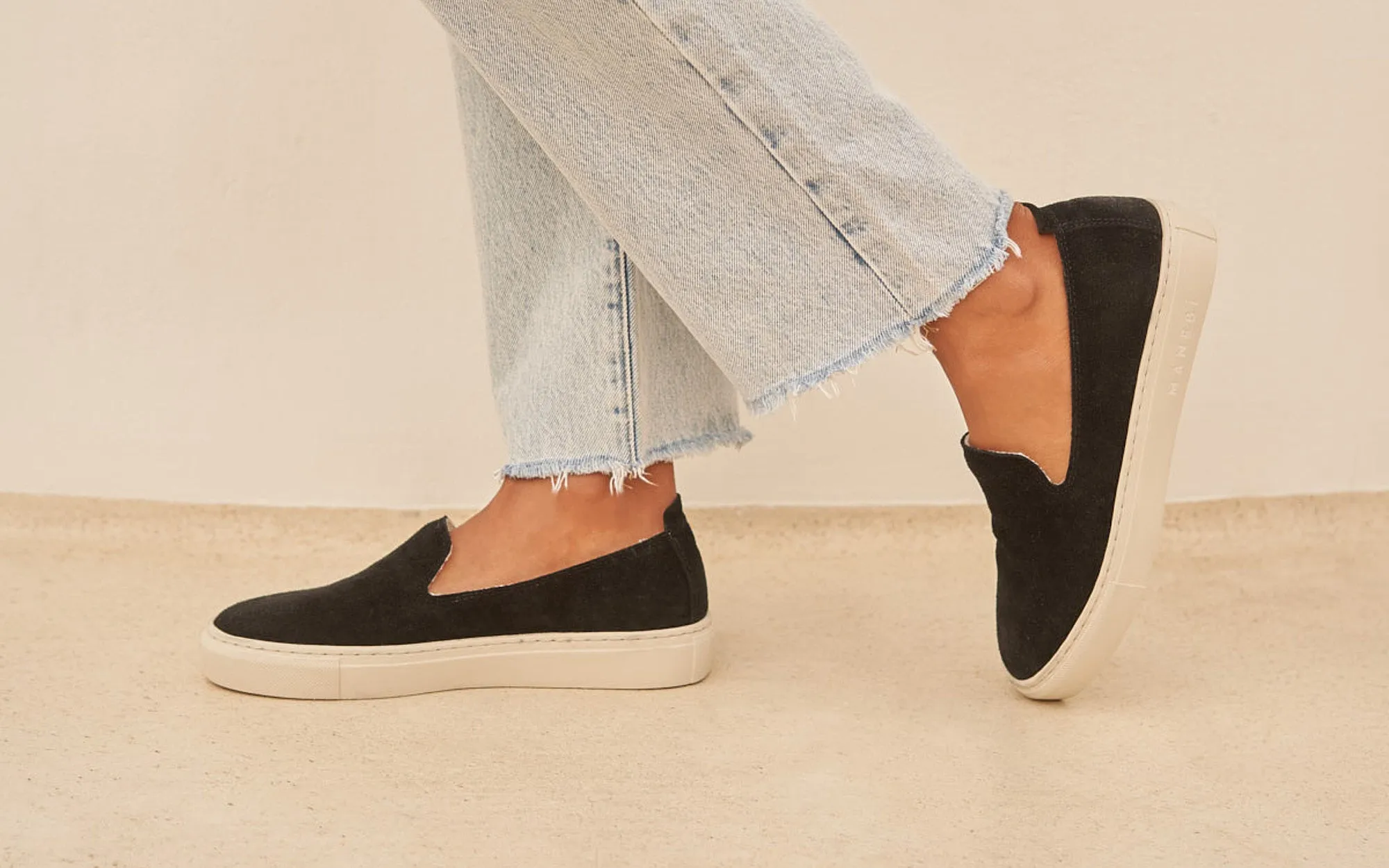Suede Slip-On - K10SO - Hamptons Black