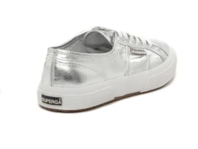 Superga Trainers Grey Silver 2750 COTMETU