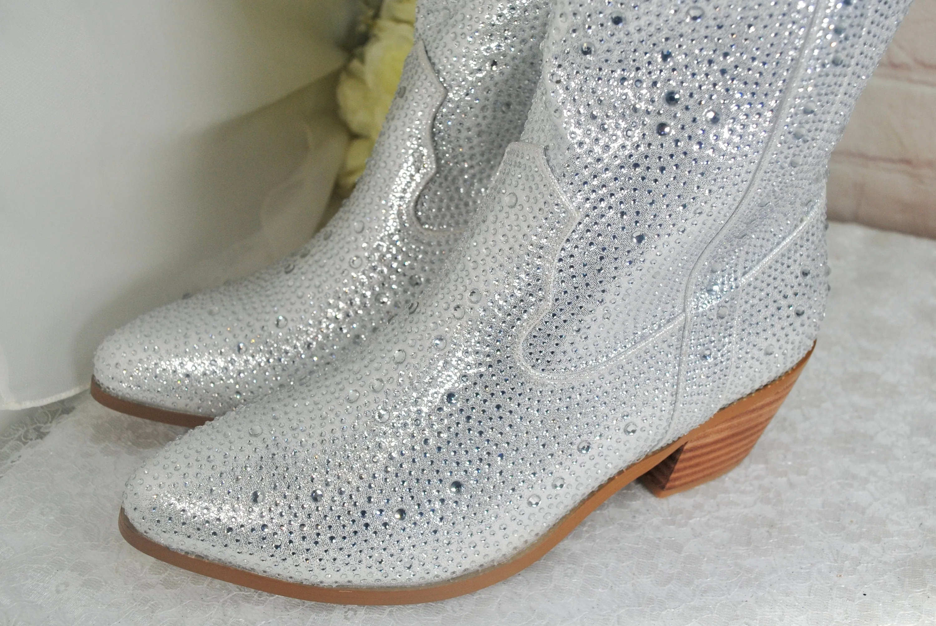 Swift Inspired Rhinestone Cowboy Boots