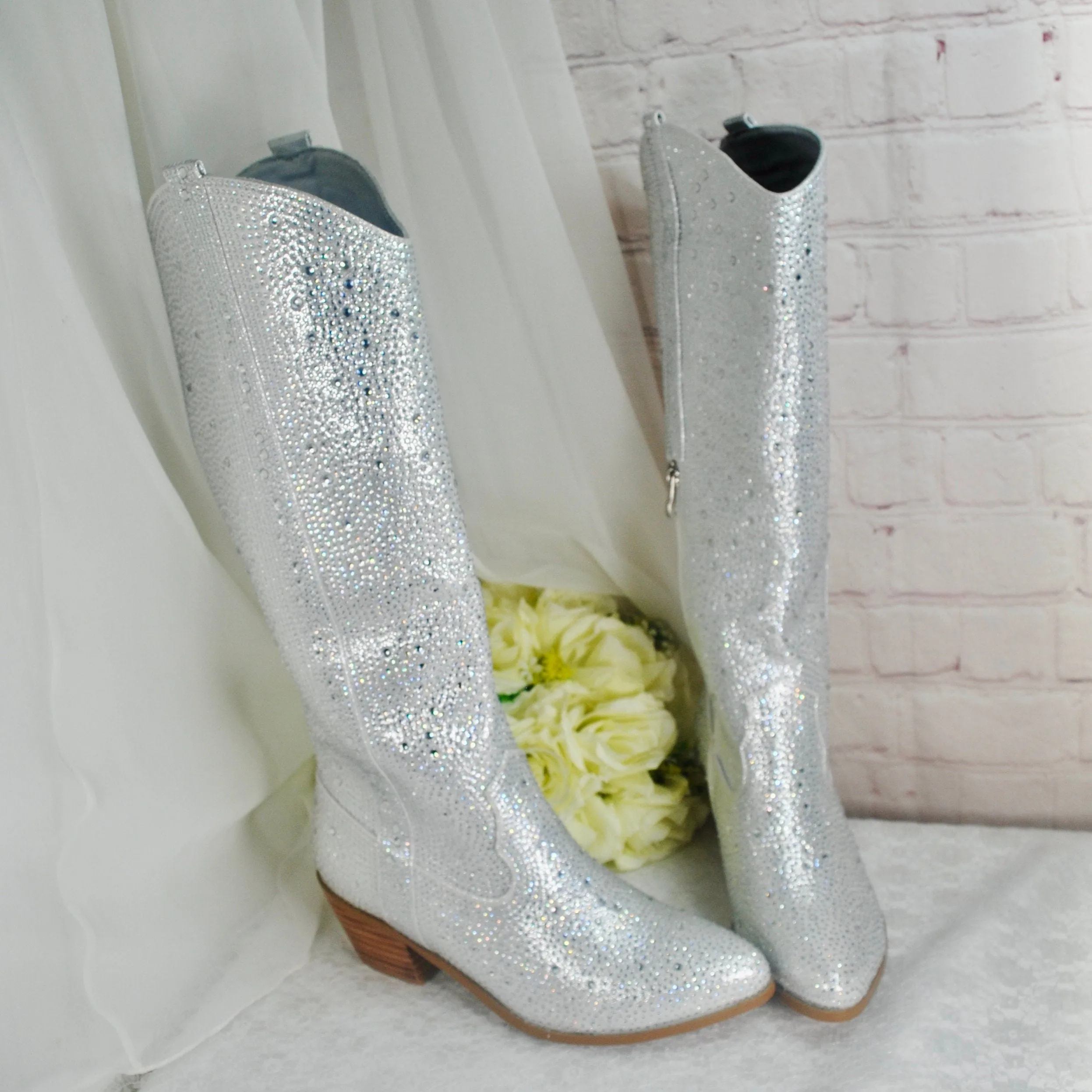 Swift Inspired Rhinestone Cowboy Boots