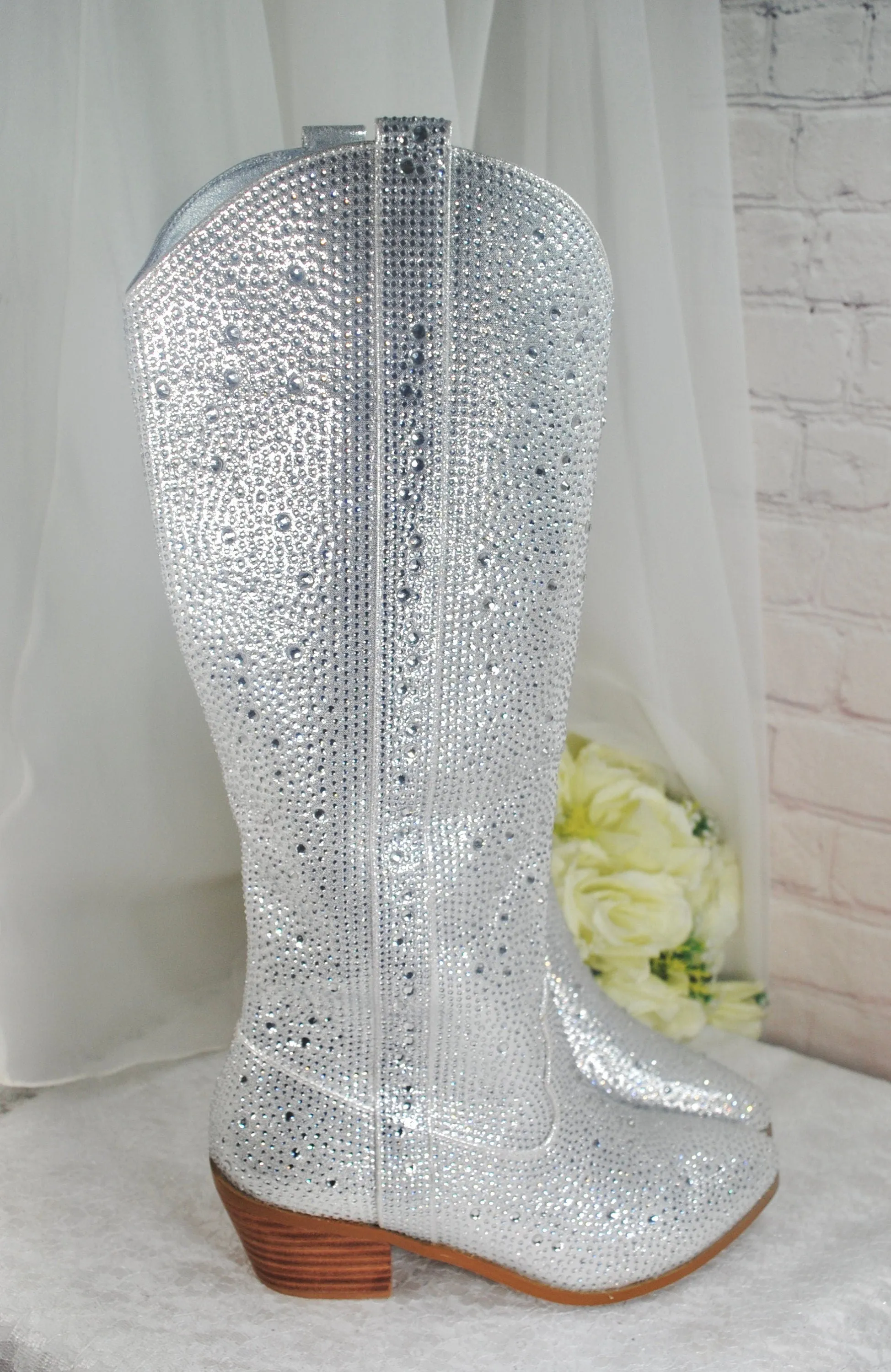 Swift Inspired Rhinestone Cowboy Boots