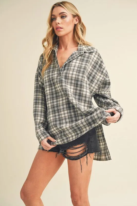 Tamra Long Sleeve Plaid Shirt