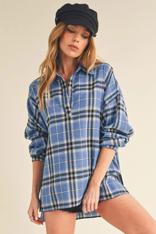 Tamra Long Sleeve Plaid Shirt