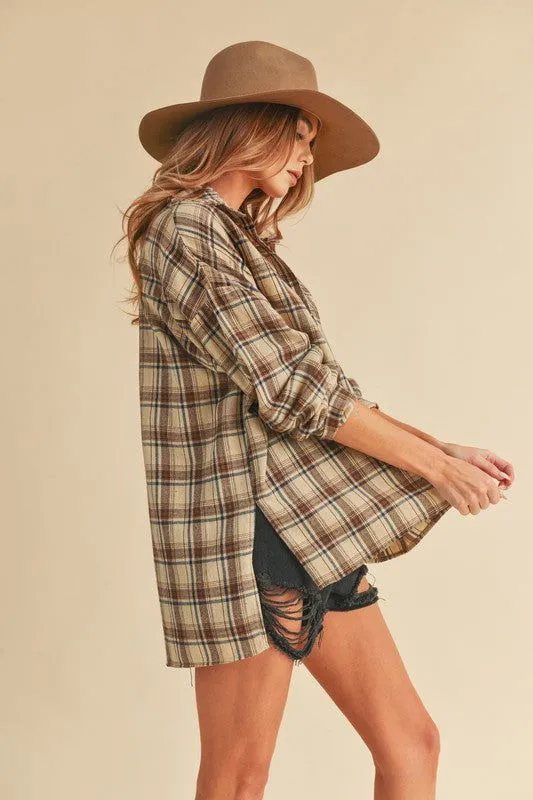 Tamra Long Sleeve Plaid Shirt