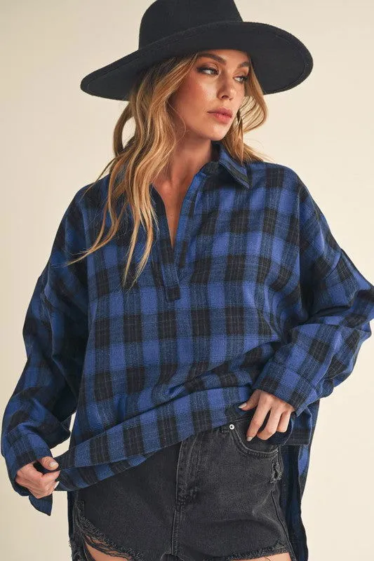 Tamra Long Sleeve Plaid Shirt