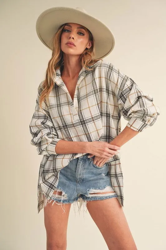 Tamra Long Sleeve Plaid Shirt