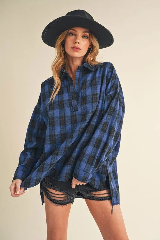Tamra Long Sleeve Plaid Shirt