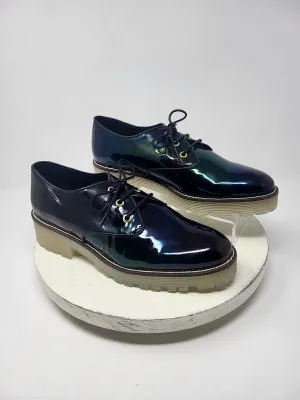 TBA Size 11 Black Platform Oxfords NWOB