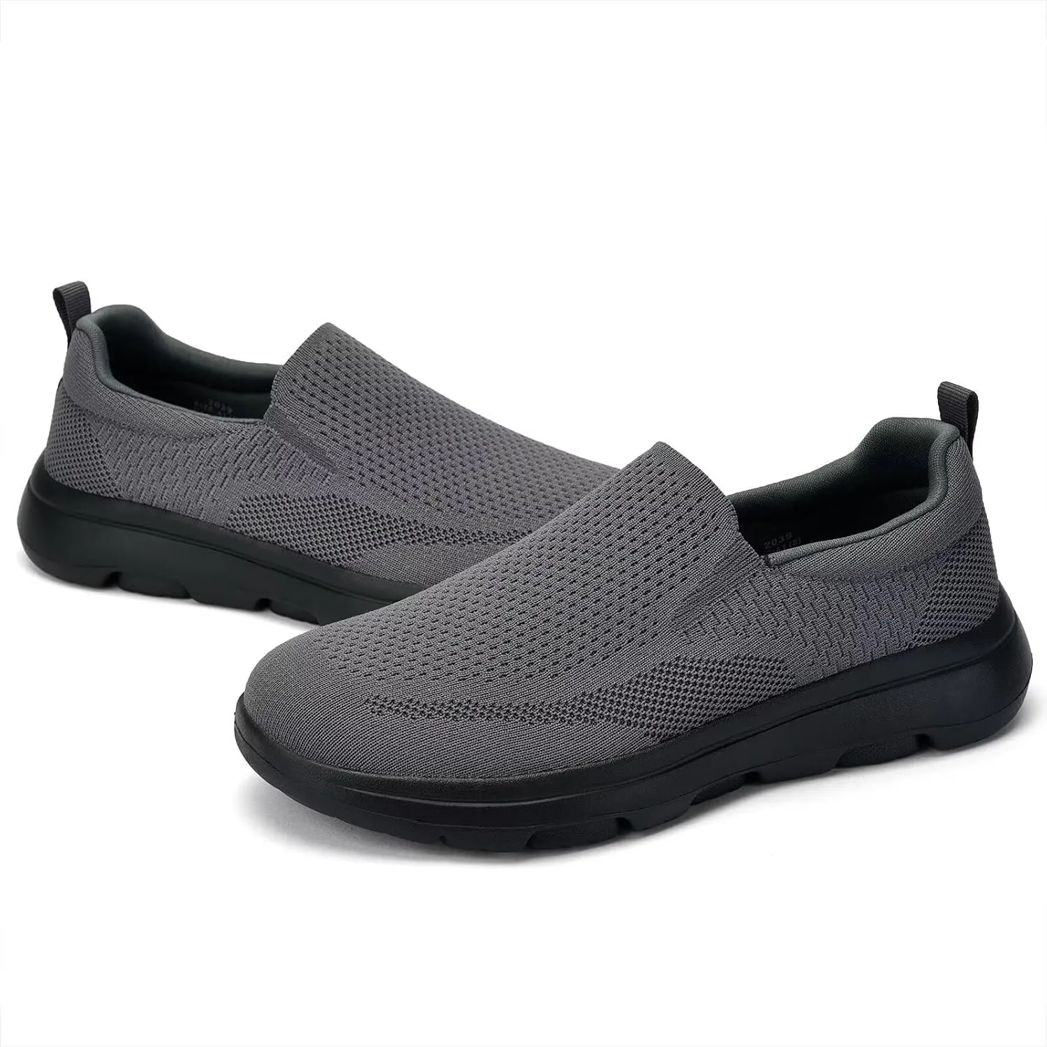 TIOSEBON Men's Mesh Slip On Walking Shoes Loafers-Work Drving Tennis Shoes