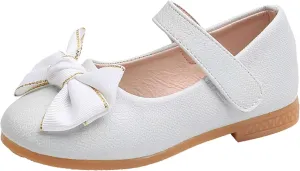 Toddler Girls Dress Shoes Flower Girl Little Kids Mary Jane Ballet Flats Bows Wedding Party Girl Mary Jane Shoes