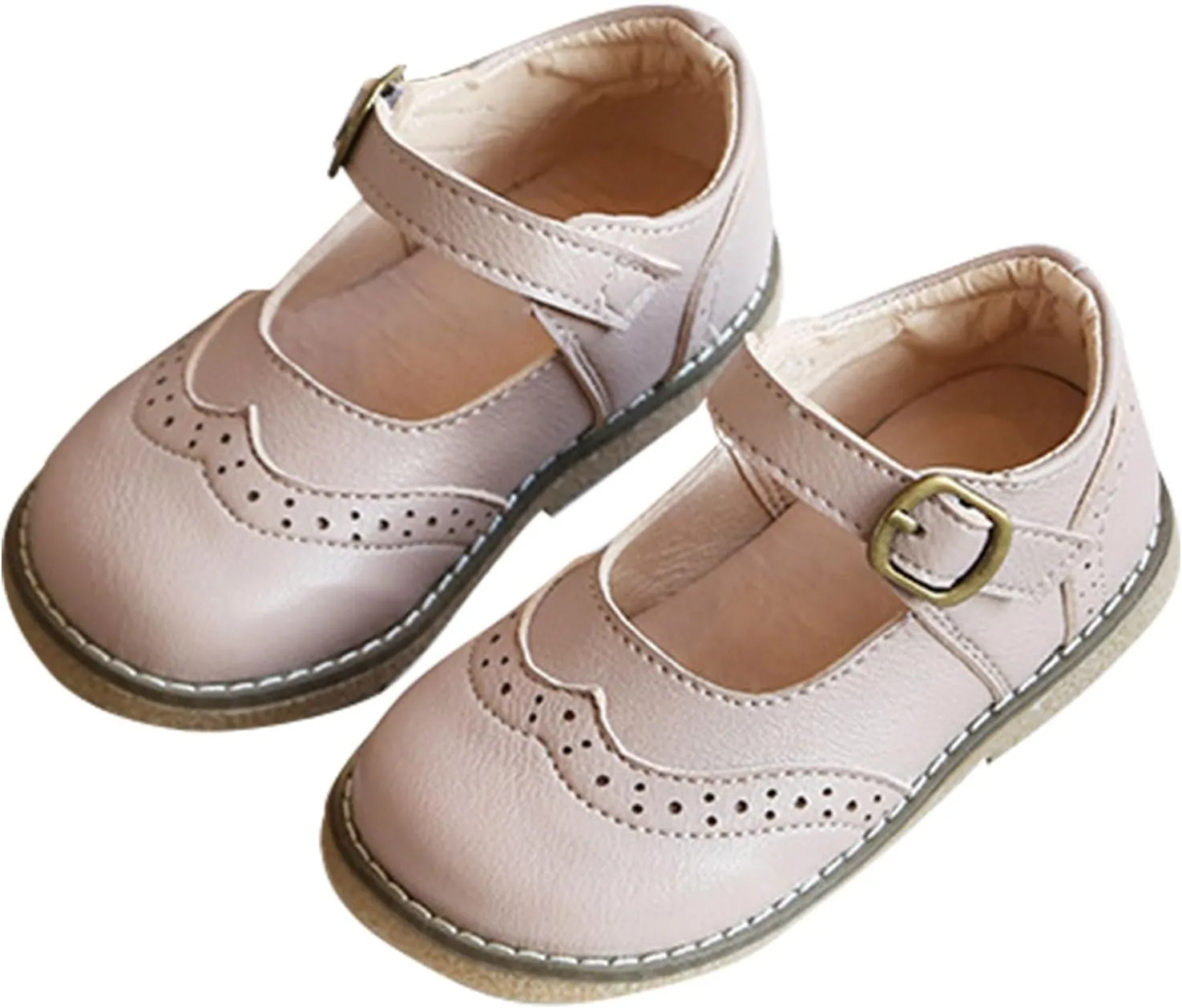 Toddler Girls Dress Shoes Mary Jane Ballet Flats Flower Girl Dress Shoes School Party Wedding Shoes