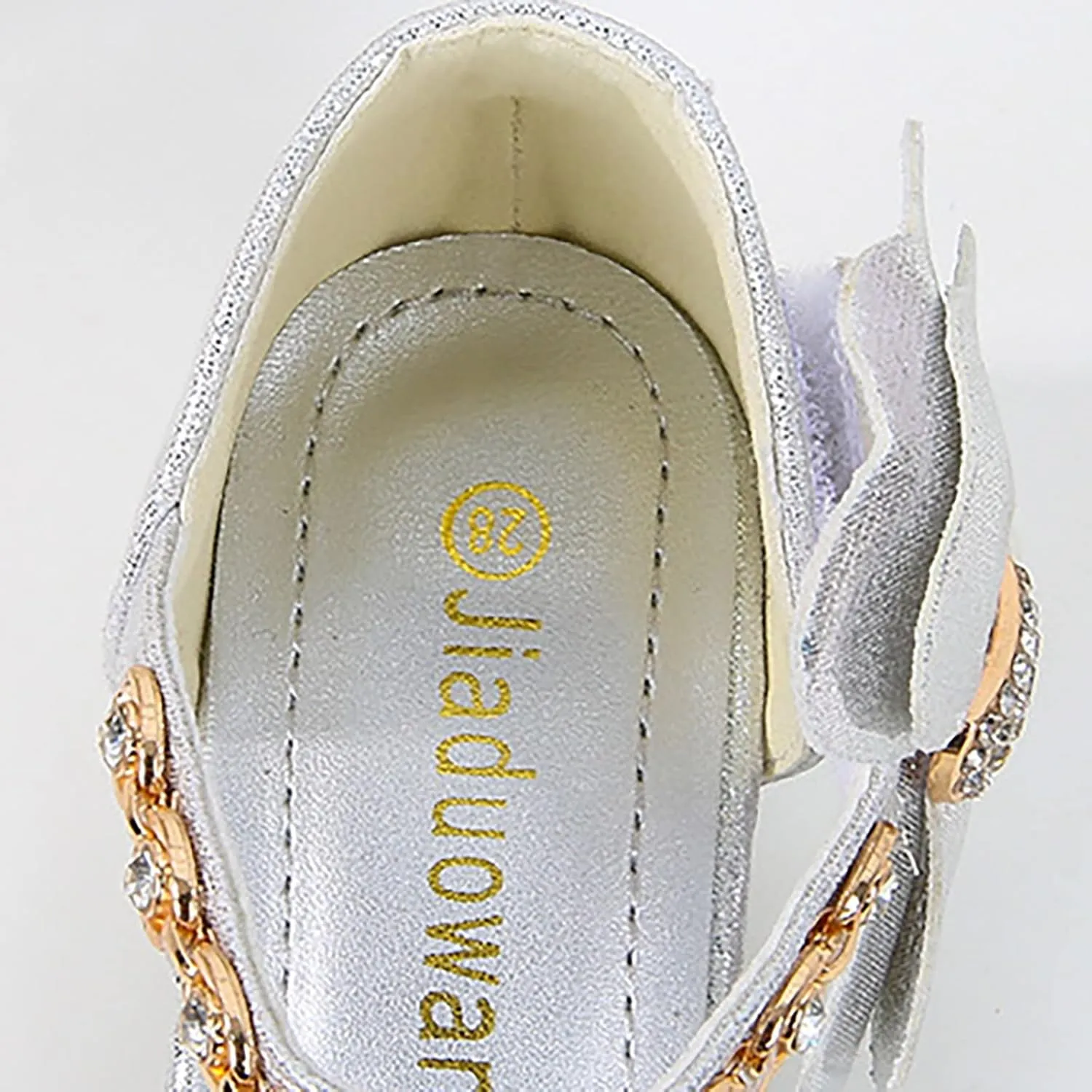 Toddler Girls Mary Jane Dress Shoes Rhinestones Bows Flower Girl Wedding Low Heels Pump Shoes Toddler Sandals Kids