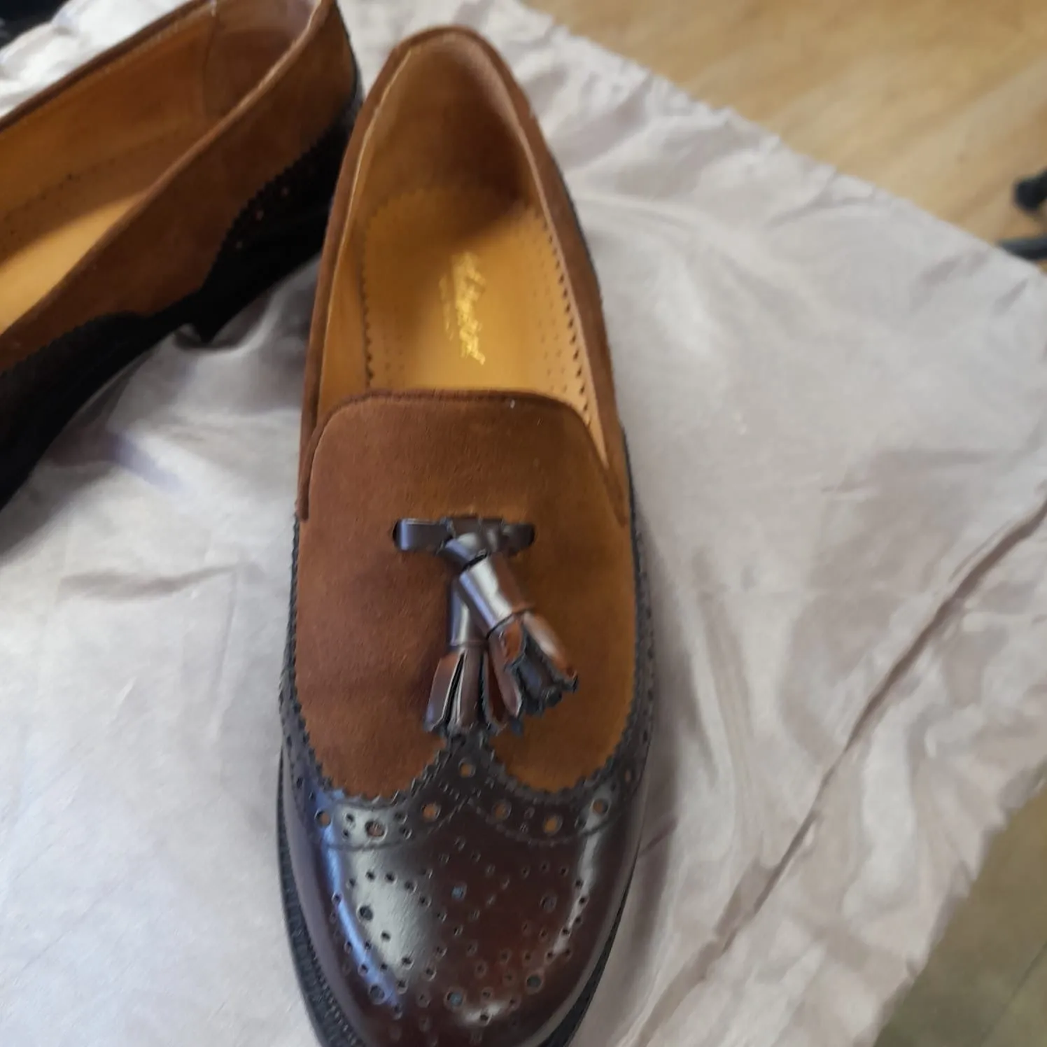 Watkinsons Heritage Collection Brown Brogue Shoe 6 BNIB