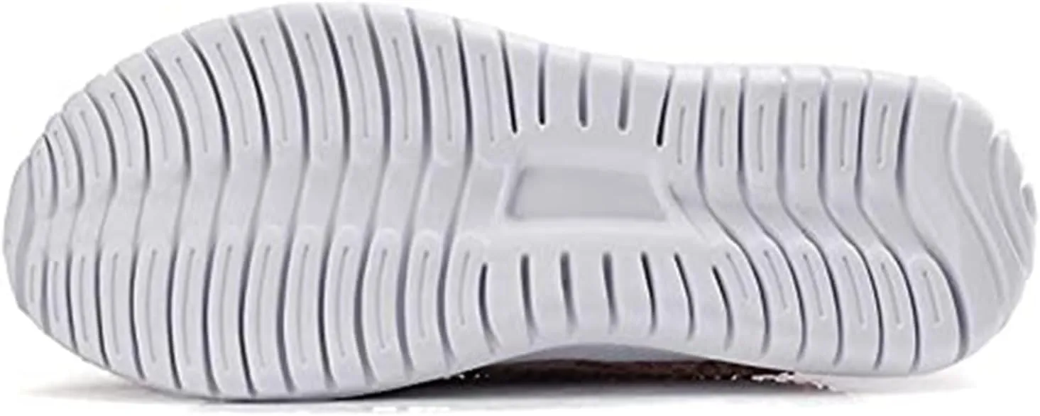 Women's Crystal Breathable Orthopedic Slip On Walking Shoes, Sparkle Rhinestone Slip On Loafers, Knitted Anti-Slip Sneakers Casua