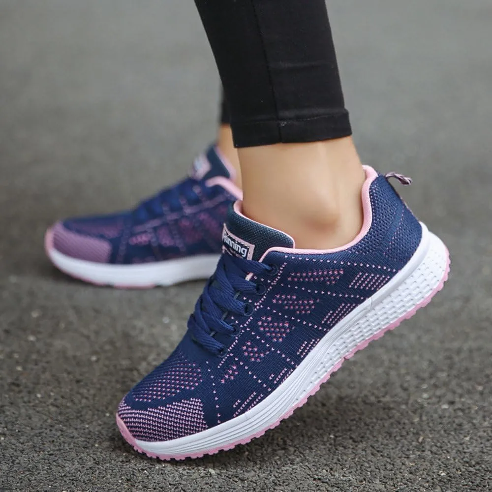 Women's Lace Up Walking Running Shoes Tennis Casual Womens Tennis Shoes Jogging Women's Shoes Casual Black Sneakers Slip On Tennis Shoe Trainers Shoe