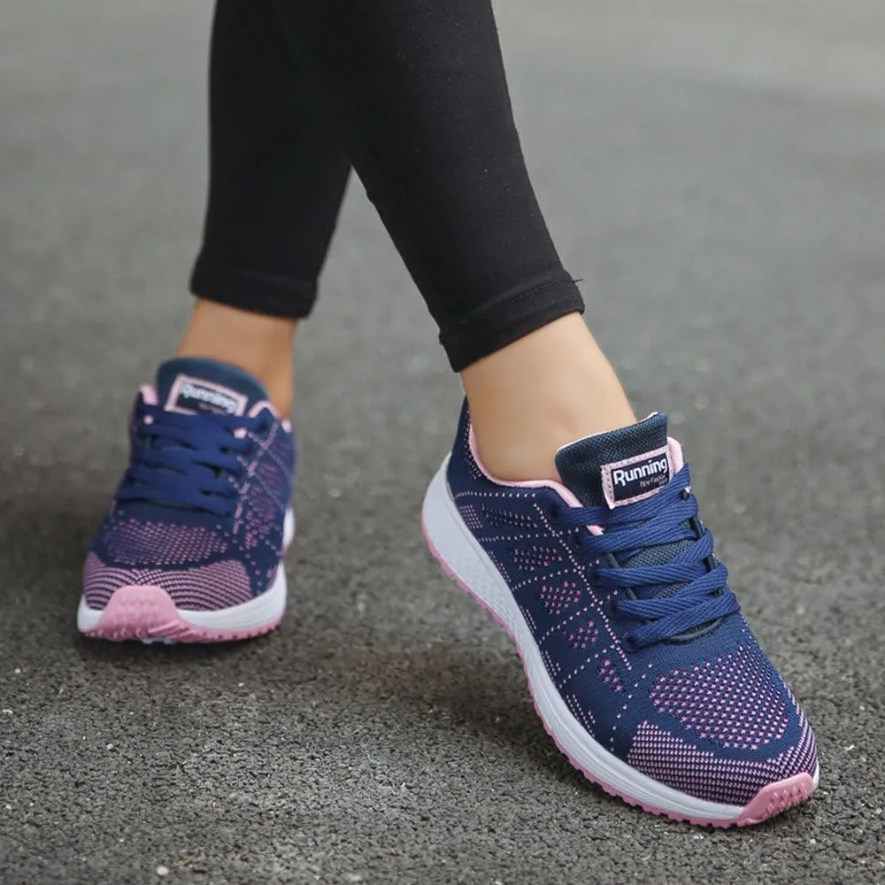 Women's Lace Up Walking Running Shoes Tennis Casual Womens Tennis Shoes Jogging Women's Shoes Casual Black Sneakers Slip On Tennis Shoe Trainers Shoe