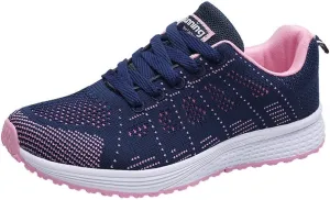 Women's Lace Up Walking Running Shoes Tennis Casual Womens Tennis Shoes Jogging Women's Shoes Casual Black Sneakers Slip On Tennis Shoe Trainers Shoe