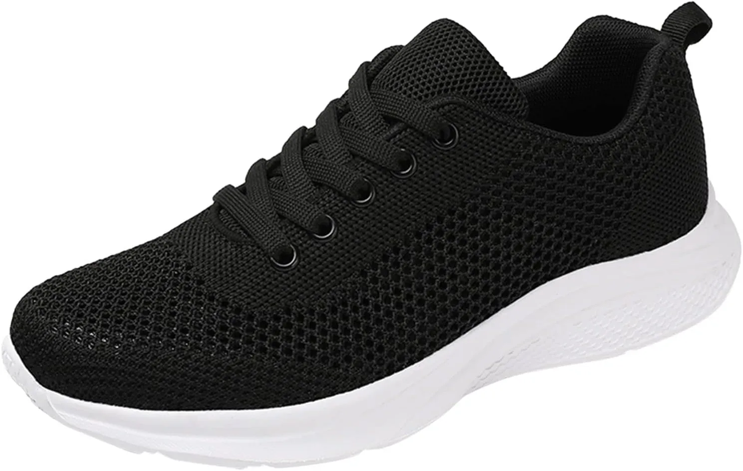 Women's Lace Up Walking Running Shoes Tennis Casual Womens Tennis Shoes Jogging Women's Shoes Casual Black Sneakers Slip On Tennis Shoe Trainers Shoe