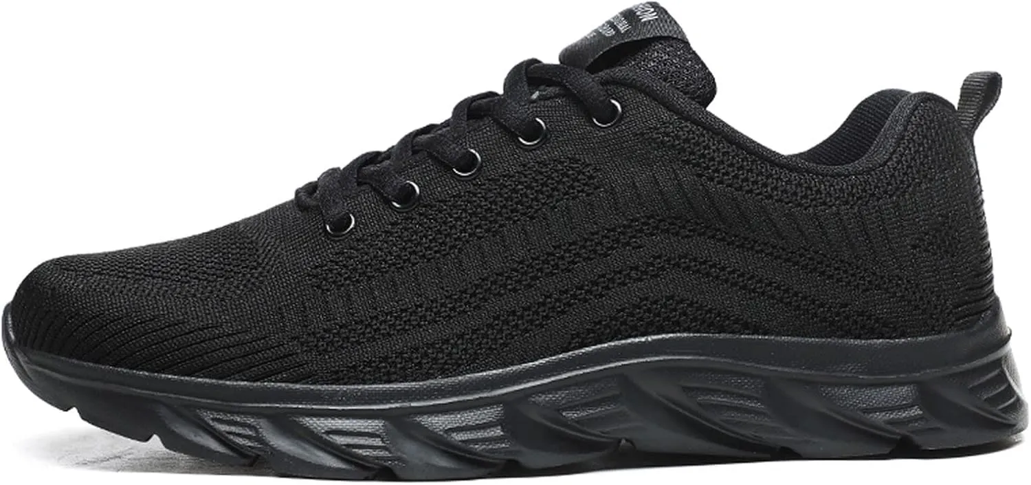 Women's Running Walking Tennis Shoes Comfortable Lace Up Womens Running Shoes Wide Casual Tennis Shoes Wedge Sneakers Waterproof Tennis Shoe Trainers Shoe