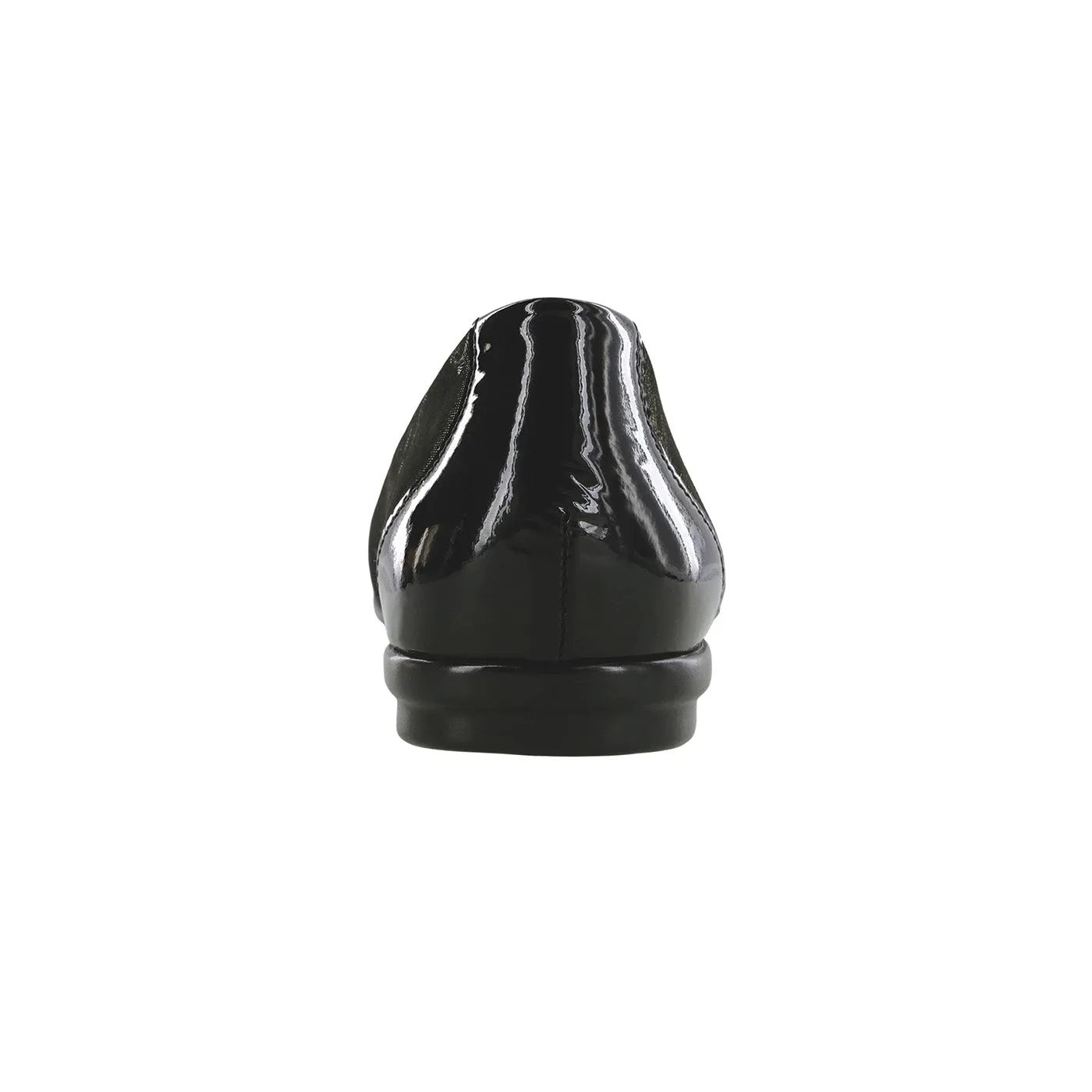 Women's Scenic Ballet Flat Brocade black patent