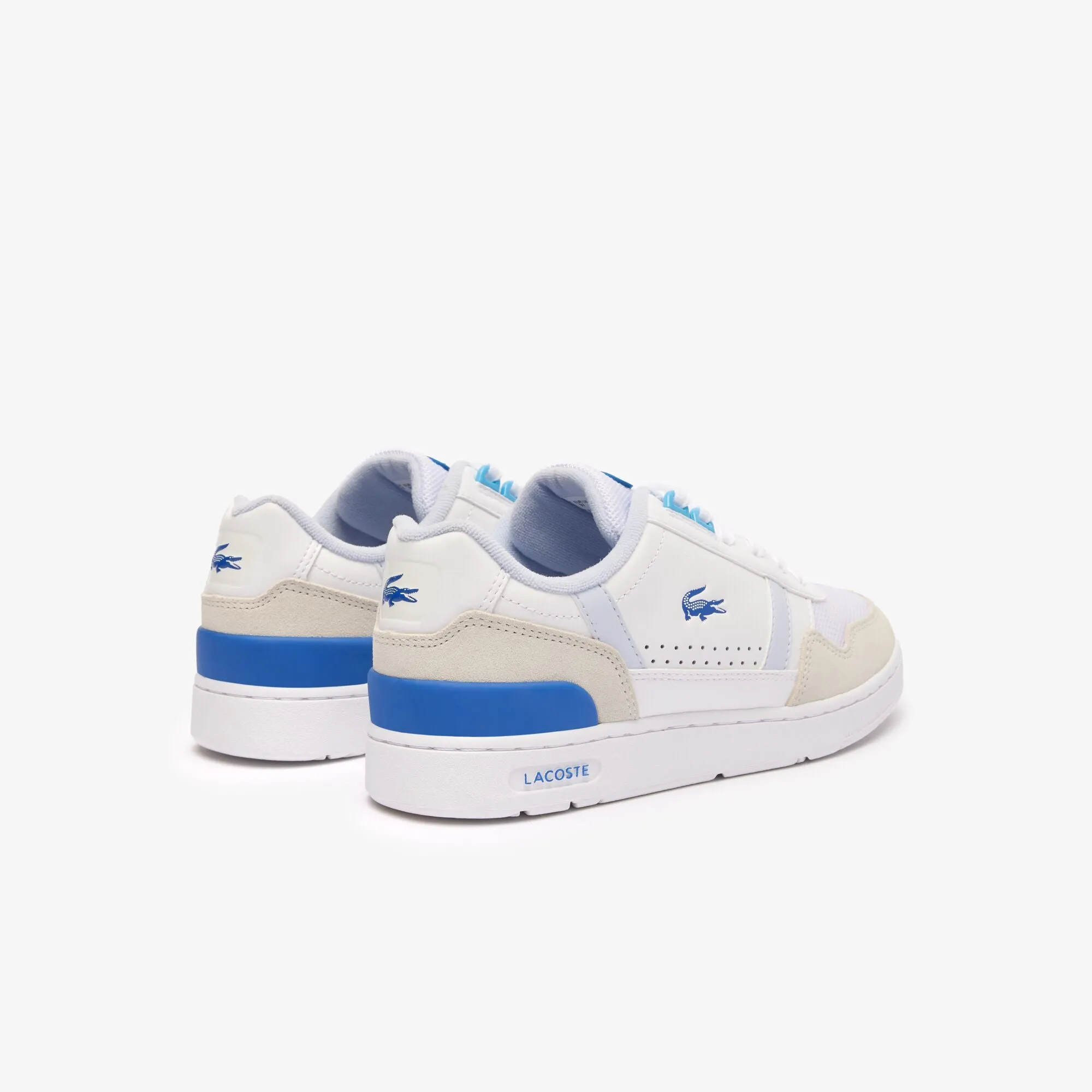 Women's T-Clip Popped Heel Leather Trainers  - 47SFA0063