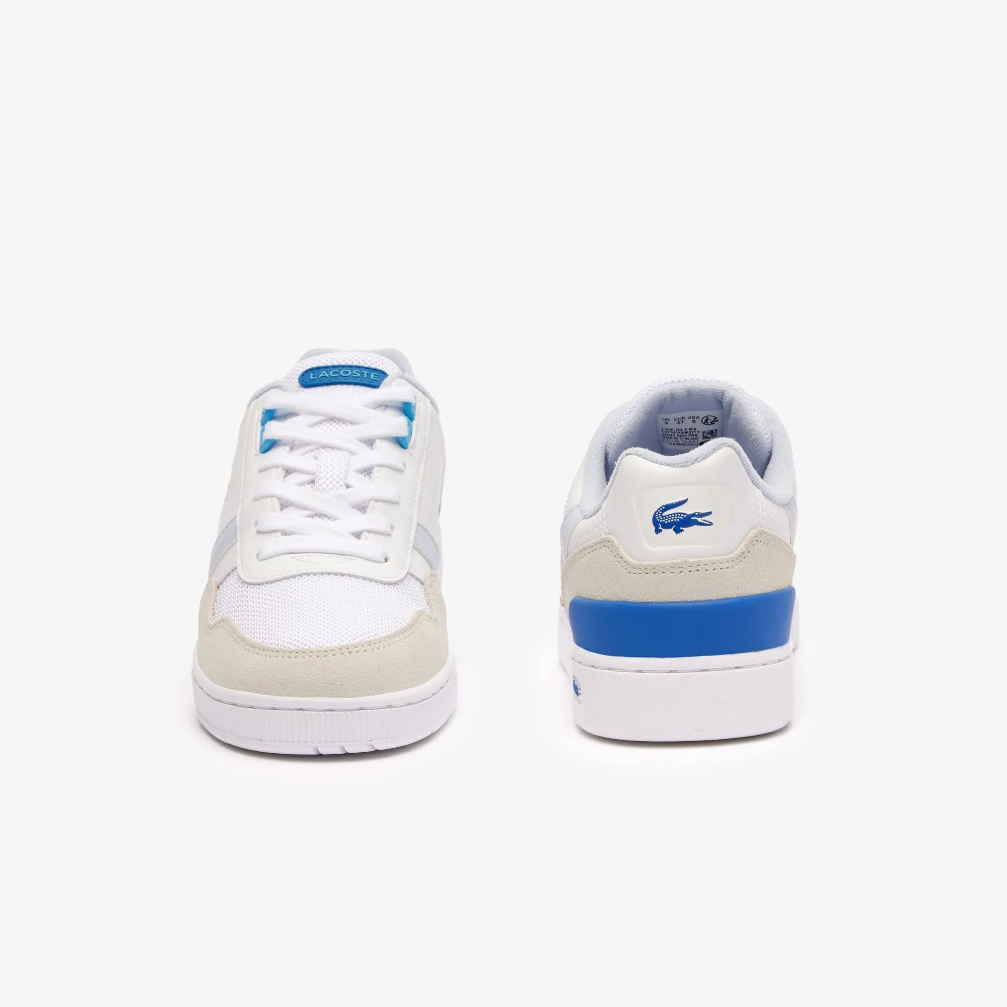 Women's T-Clip Popped Heel Leather Trainers  - 47SFA0063