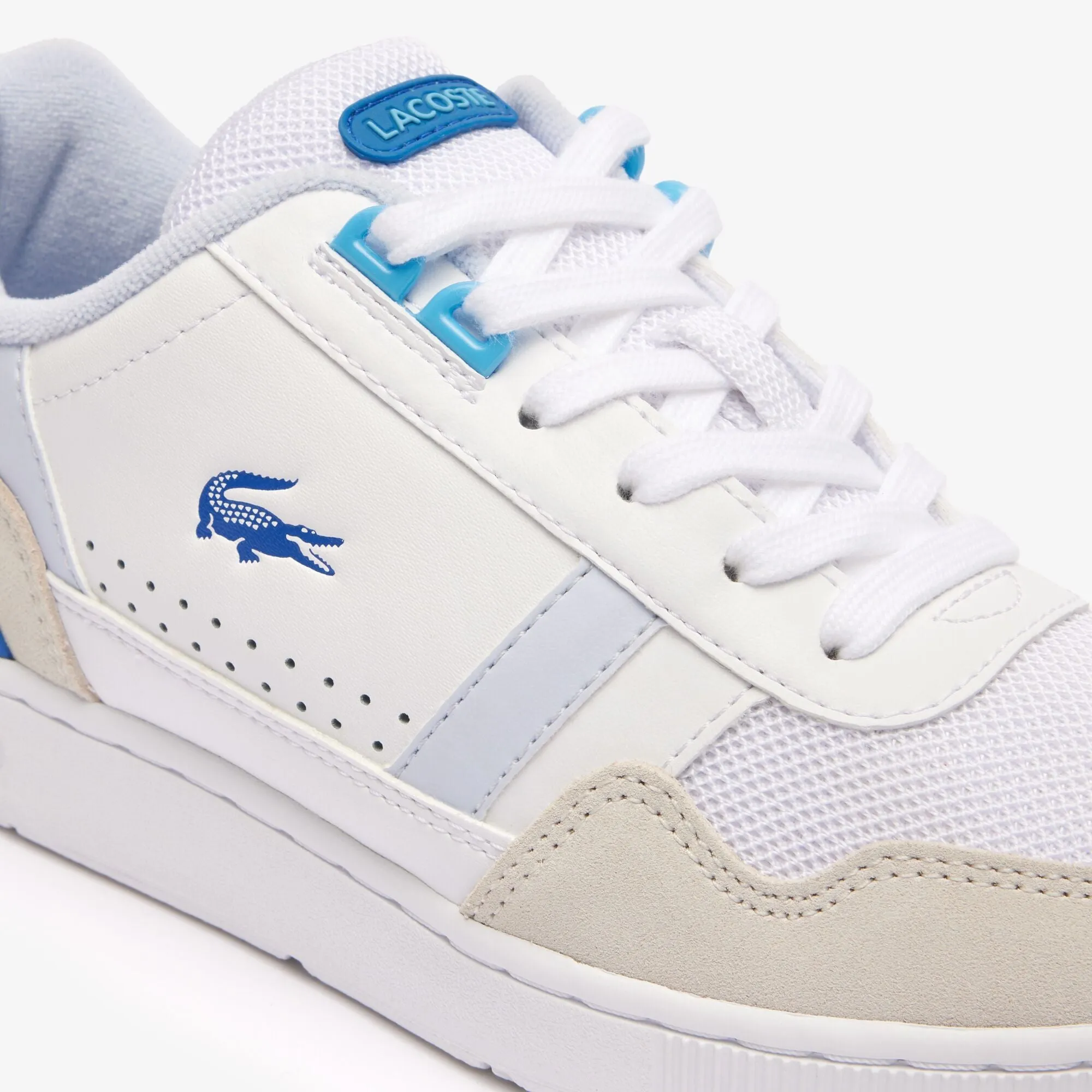 Women's T-Clip Popped Heel Leather Trainers  - 47SFA0063