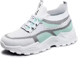 Womens Tennis Shoes for Walking, Slip-On Knit Mesh Running Shoes, Women Shoes Summer 2025 New Sneakers Breathable