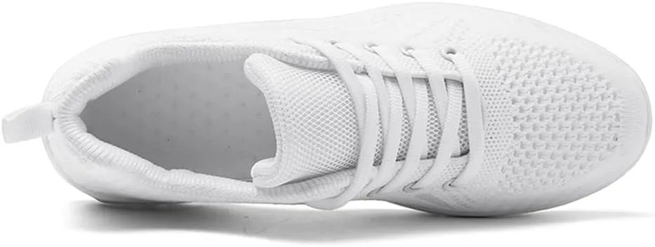 Women's Walking Shoes Arch Support Comfortable Lightweight Mesh Non-Slip Work Shoes Modern Jazz Dance Casual Shoes Thick Sole Loafers