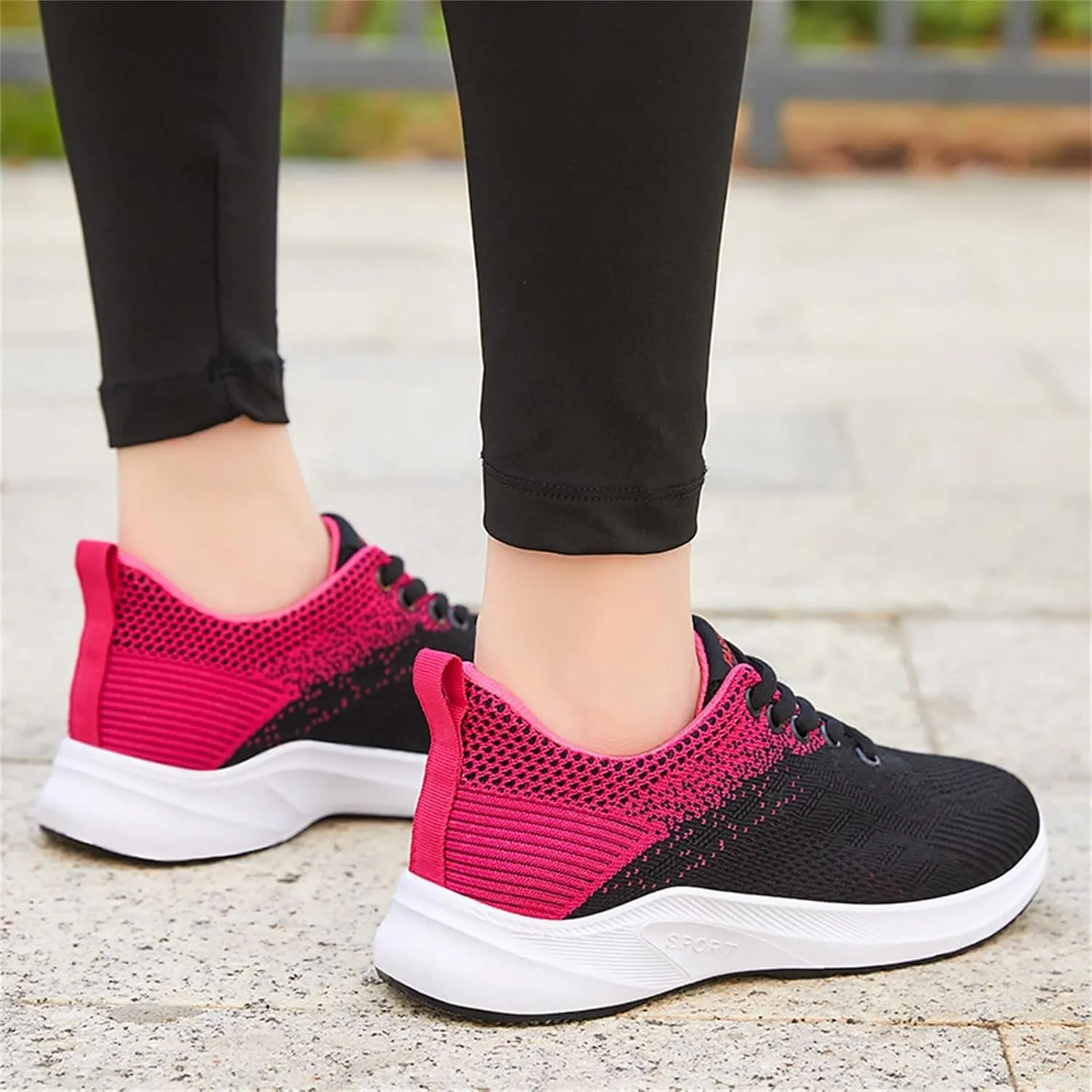 Women's Walking Shoes Lightweight Tennis Fashion Sneakers Lace Up Tennis Shoes Men Jogging Woman Shoes Casual Men Shoes Sneakers Black Tennis Shoe Trainers Shoe