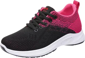 Women's Walking Shoes Lightweight Tennis Fashion Sneakers Lace Up Tennis Shoes Men Jogging Woman Shoes Casual Men Shoes Sneakers Black Tennis Shoe Trainers Shoe